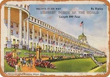 METAL SIGN - Grand Hotel Mackinac Island - Vintage Look Reproduction