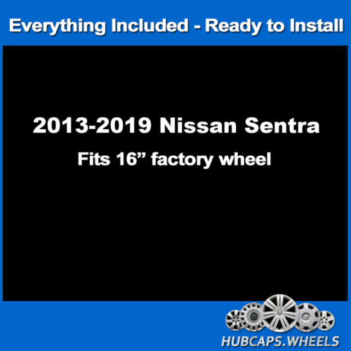 Hubcap for Nissan Sentra 2013-2019 Genuine Factory OE Sentra Hubcap Silver 53089 - Picture 4 of 4