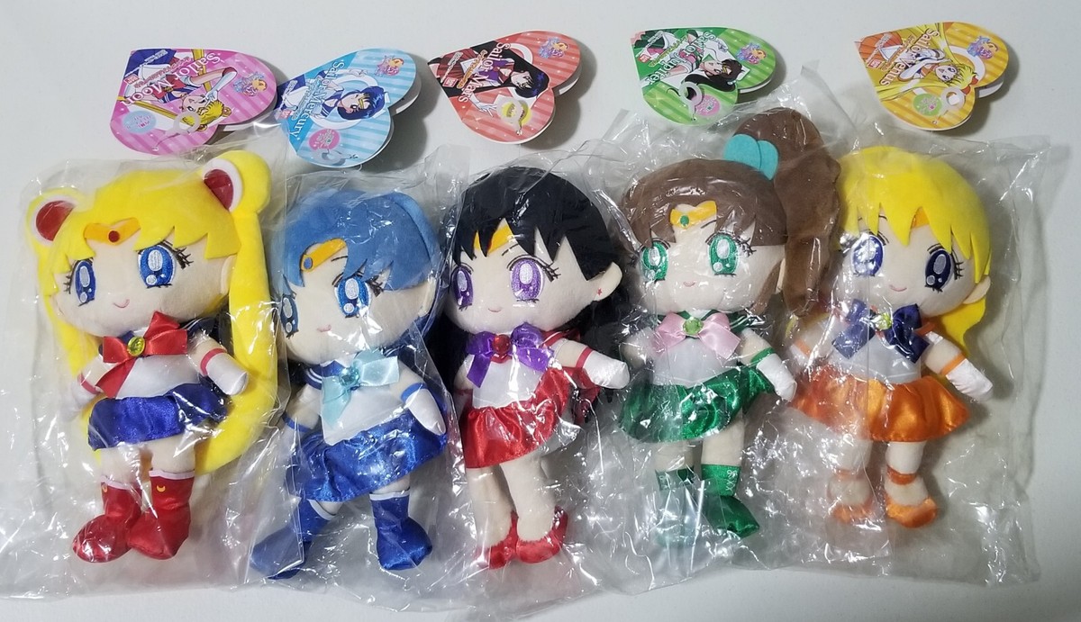 Authentic Bandai Sailor Moon Moon Prism Plush Set of 5 | eBay