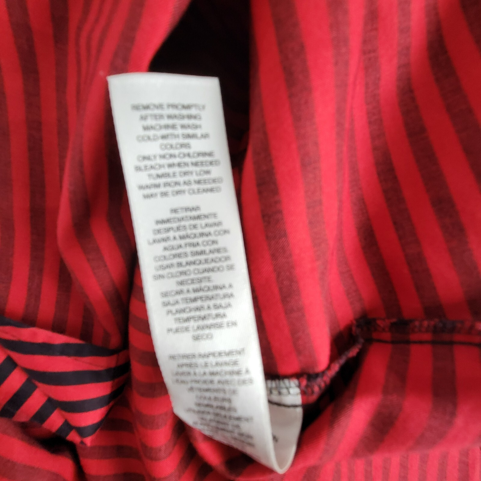 Chico's Women's Button Front Striped Pattern Long… - image 8