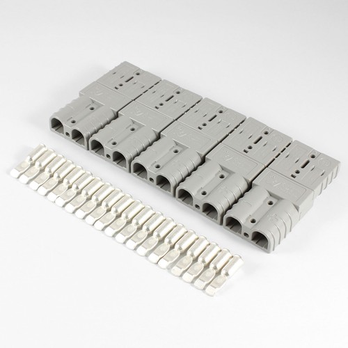 10X GENUINE Anderson 50 AMP Plugs 4WD Caravan Camping Fridge Solar