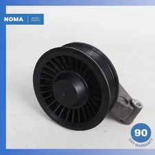 2016 LR Range Rover L494 Engine Lower Belt Idler Pulley Bracket w/ Pulley OEM