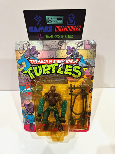 TMNT Ninja Turtles FOOT SOLDIER 1988 10 Back Playm...