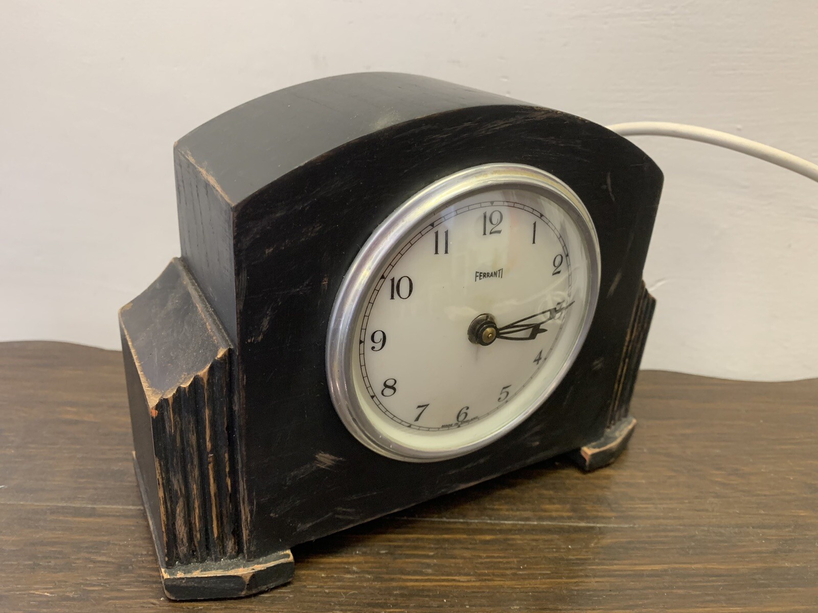 Vintage electric mantle clock “Ferranti “ Art Deco Mains C1920s. eBay