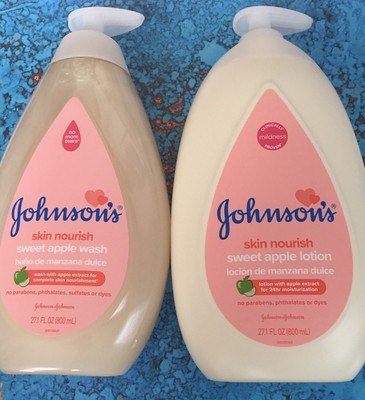 johnson's skin nourish sweet apple lotion