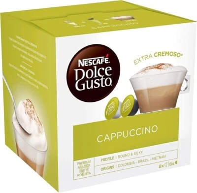 Nescafé Dolce Gusto Cappuccino, 1 Confezione da 16 Capsule