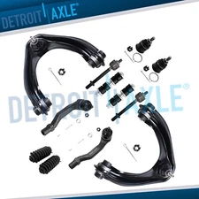 Front Upper Control Arms Tie Rods Sway Bar Ball Joint for 1996-2000 Honda Civic