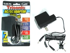 Universal ac/dc power adapter output 3V 4.5V 6V 7.5V 9V 12V 500mA 2 sony plug
