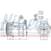 Kompressor Klimaanlage Passend FüR Opel Vectra C Signum Fiat Croma
