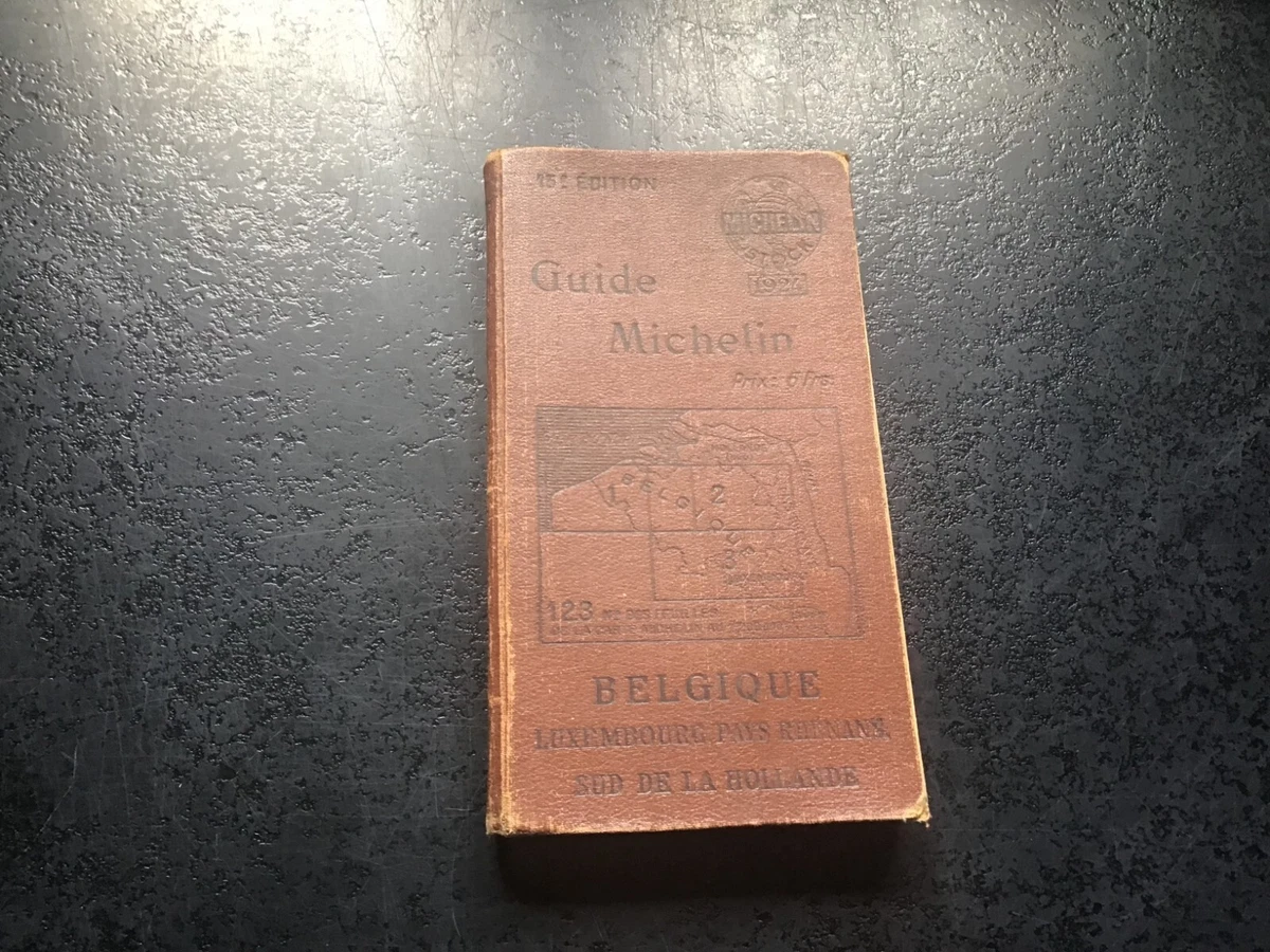 Ancienne Carte Michelin N°2 – Bruxelles – Liège (1924) – Superbe état