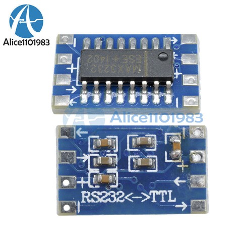 2PCS Serial Port Mini RS232 to TTL Converter Adaptor Module