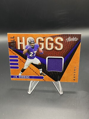 2021 Panini Absolute J.K. DOBBINS #BH8 Ball Hoggs JERSEY NFL FOOTBALL ...