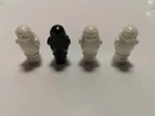 Lego Animal - 4 x Owl - 1 x Black and 3 x White (40232) (GMT14)