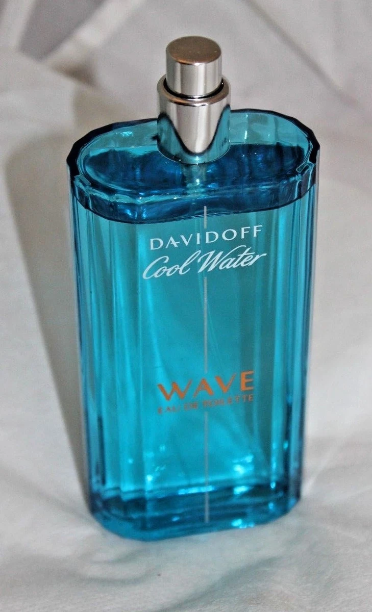 COOL WATER WAVE MEN DAVIDOFF 4.2 OZ 125 ML EDT SPRAY 99% full NO CAP | eBay