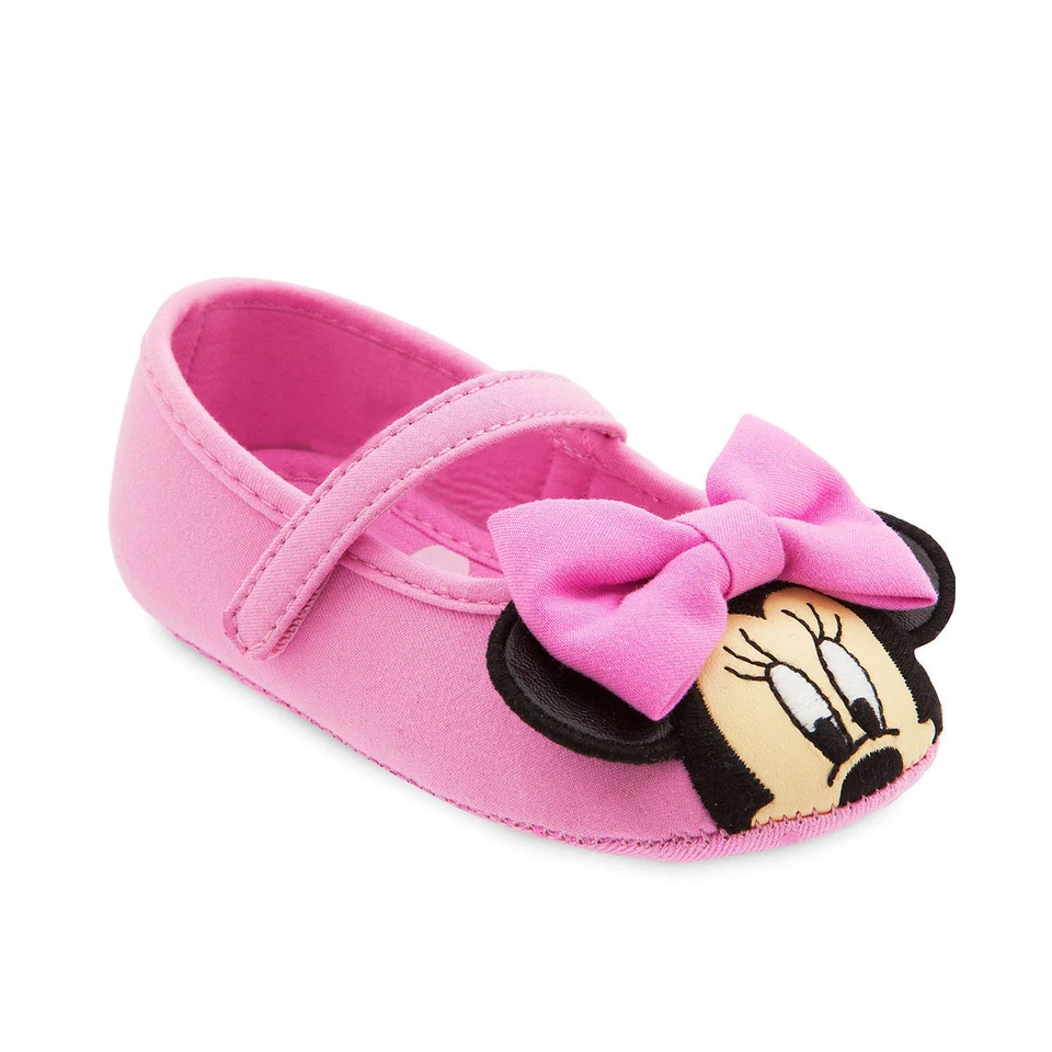 NUEVO CON ETIQUETAS Disney Store Minnie Mouse Bebé Disfraz Zapatos 6 12 18 M Foto 2 de 3