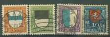 Switzerland 1922 Semi Postal PRO JUVENTUTE Set of 4 used CV$80 Lot#99043