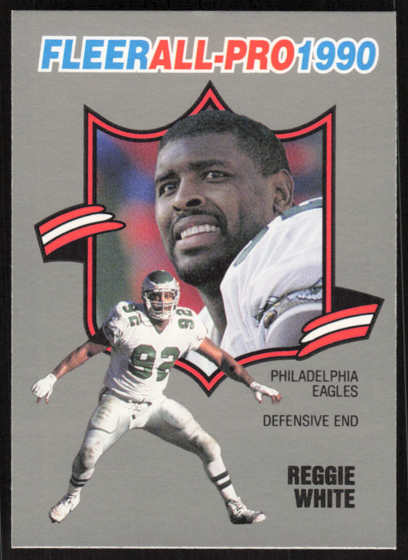 1990 Fleer All-Pro Reggie White Football Card #16 - Philadelphia