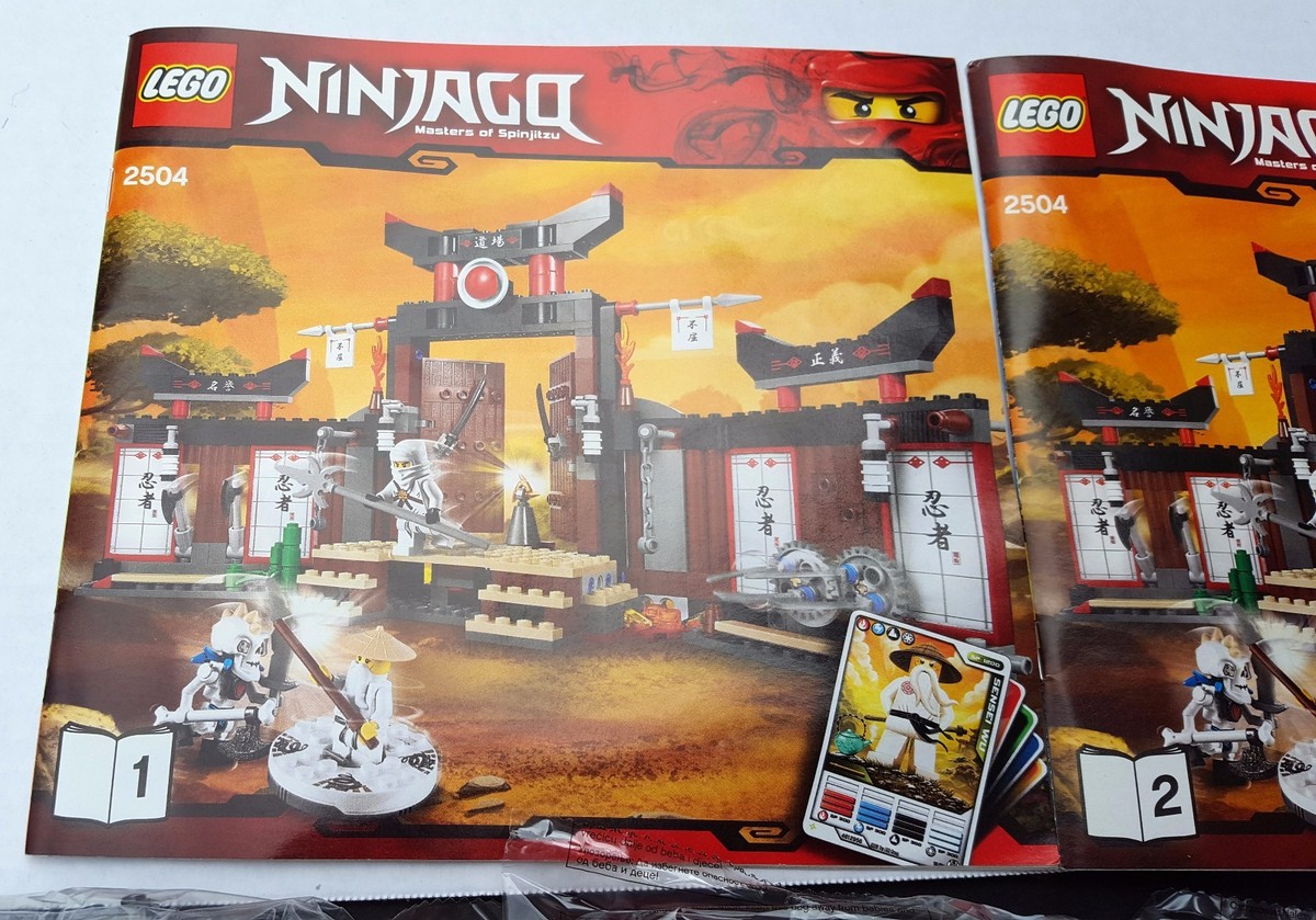 New Lego Ninjago 2504 Spinjitzu Dojo Zane Nickel Sensei Wu Ninja 7