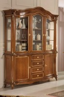 Vitrine Esszimmer Anrichte Holz SchräNke MöBel Wohnzimmer Anrichte Glas Schrank