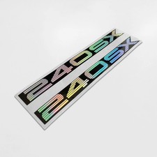 Holographic Jdm Nissan 240sx Quarter Window Side Glass Decal Rps13 180sx
