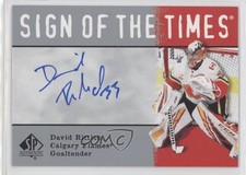 2020-21 SP Authentic 2000-01 Retro Sign of the Times David Rittich Auto 1e15