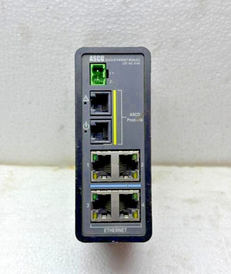 ASCO 5170 Quad Ethernet Module CAT 5170 ATS Power Management Network Used
