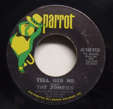 The Zombies - Tell Her No - 1964 British Invasion 45 on Parrot