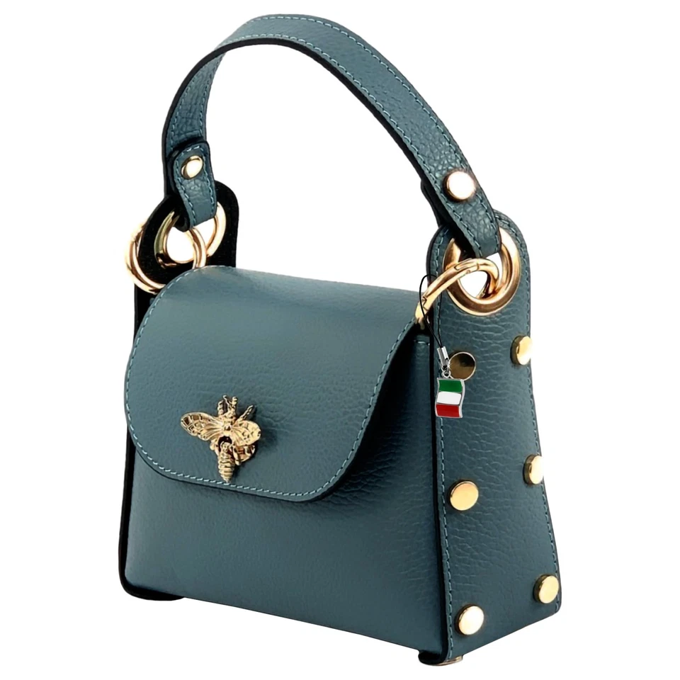 Bleu Florence Sac Cuir OTF817M - Photo 2/4