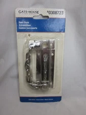GATEHOUSE # 0308723 Door Chain Gate House Satin Nickel lock 21311TNBLG security