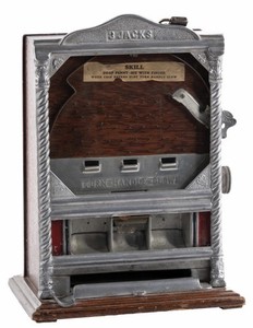 CHAS FEY 1¢ COIN FLIP COUNTER POCKET TRADE STIMULATOR