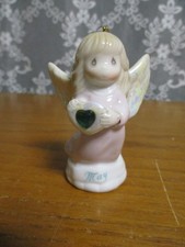 Precious Moments 1997 May Birthday Angel Porcelain Ornament