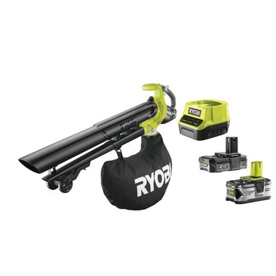 Ryobi OBV18 Staubsauger mit bürstenlosem Gebläse, 18 V ONE+ Batteriesatz (2,0 +