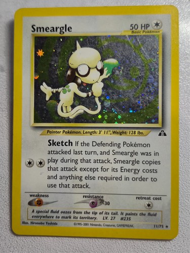 Smeargle Pokemon Neo Discovery #11 Holo NM