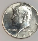 Kennedy 1966 50C Half Dollar KM#202 40% Silver Philadelphia Business Strike