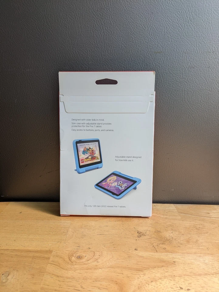 Amazon Kid-Proof Case for Fire 7 Fits 12th Gen 2022 Blue And Green - Image 2 of 3