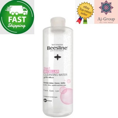 Beesline Micellar Cleansing Water for Face, Lips 3 in 1 400 ml  FAST SHIPPING 