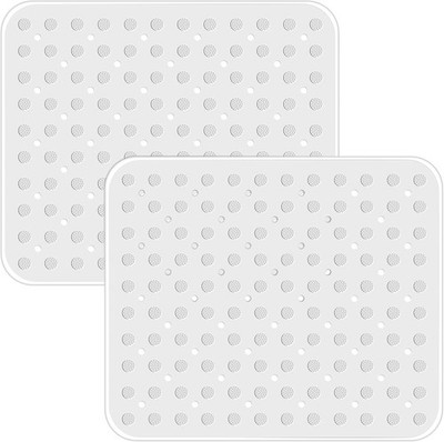 2 Pack Kitchen Sink Mat Plastic Protect Mat PVC Eco-friendly Kitchen Adjustable