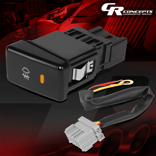 DASH MOUNTED FOG LIGHT CONTROL SWITCH+WIRING HARNESS FOR 1999-2004 HONDA ODYSSEY - Picture 1 of 6