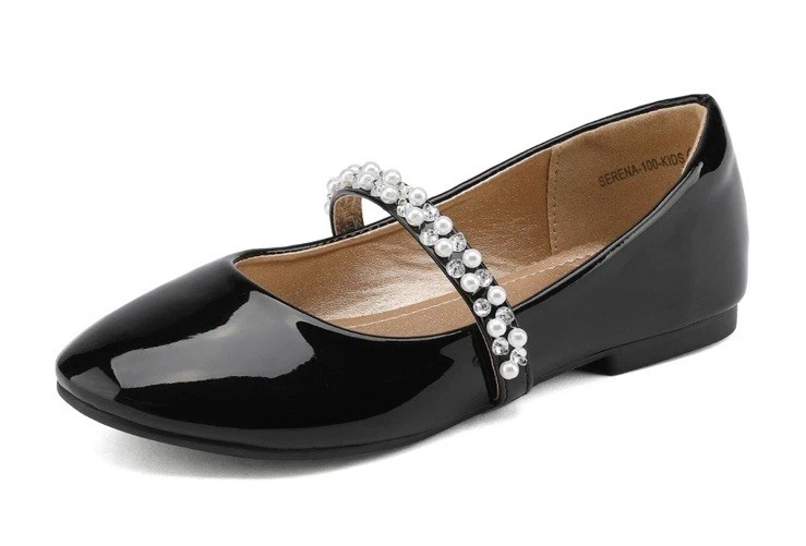 Dream Pairs Girls Dress Shoes Wedding Party Princess Mary Jane Shoes Flats Sz 2 - Image 2 of 4