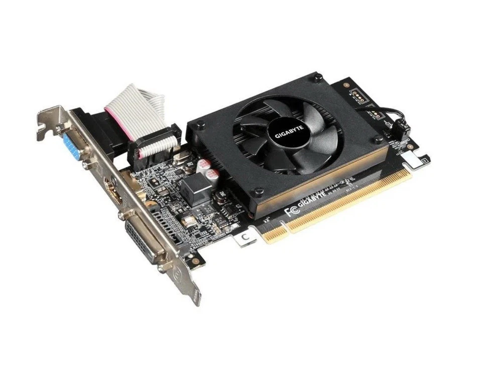 NVIDIA GeForce GT 710 2GB Low Profile Graphic Card (GV-N710D3-2GL REV2.0) - Image 2 of 4