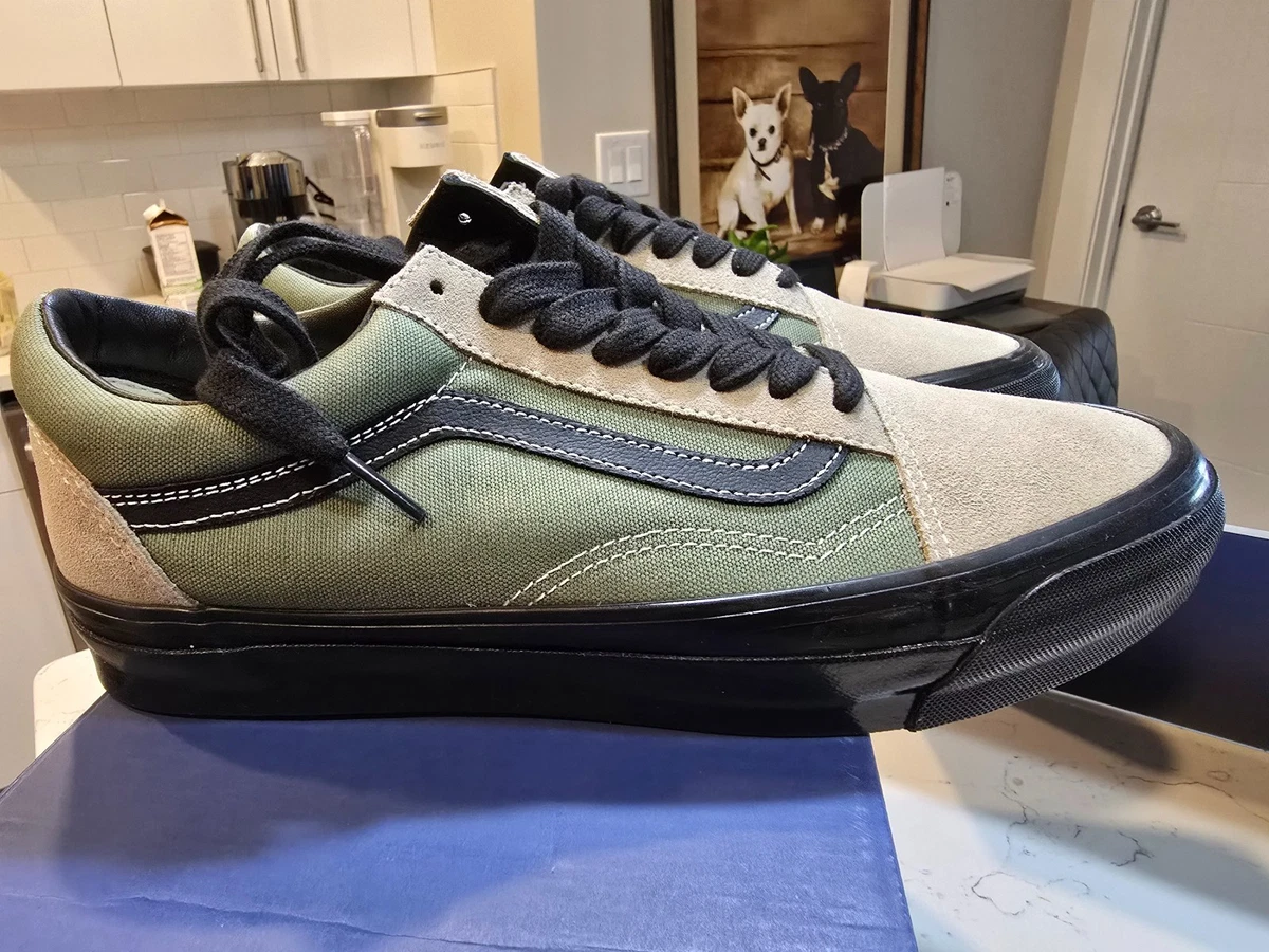 Vans Premium Old Skool 36 Aluminum Grey Olive Green for sale | eBay