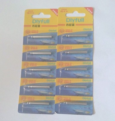 10 Stück Rod Tip Light Batterie CR435 Upgrade von CR425 auch für Meeresschwimmer. 