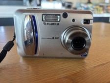 Fujifilm Digital Camera FinePix A310 3.2MP Silver, Powers On But White Screen