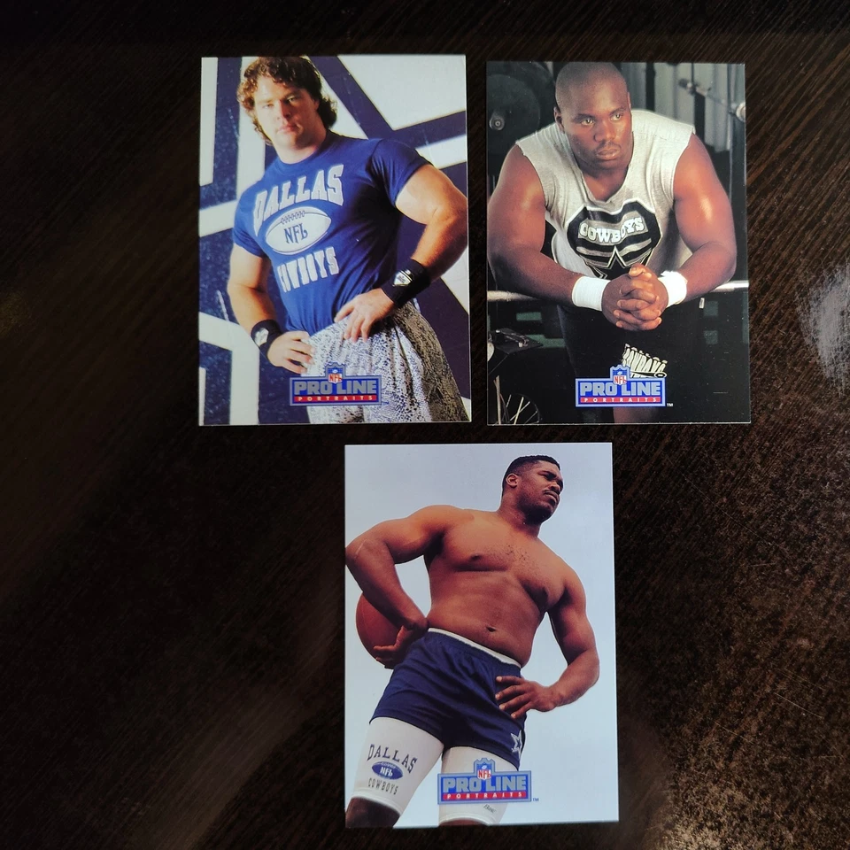 1991 Pro Line Portraits - Irvin, Noonan, Highsmith, Maryland - Dallas Cowboys - Image 2 of 4