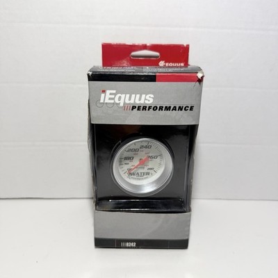 Equus E 8242 Gauge Water Temp Gauge 2'' 130-28F 270 Sweep Mech White 8000
