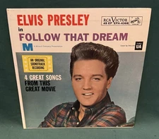 Elvis Presley RCA EPA 4368 Follow That Dream EP I 7S/8S DOS 1965 NM