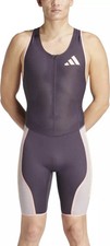 NWT 250 Adidas '24 Pro Elite Promo Sleeveless Running Suit IN1131 Purple Sz M