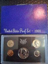 1968 S Proof Set, 5 Coins, OGP, (HJ0002) 1968 S Proof Set, 5 Coins, OGP, (HJ0002)
