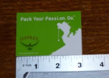 Osprey Skiing Passion Sticker Decal
