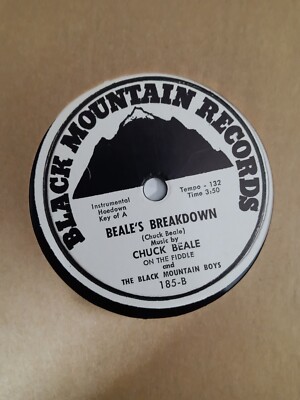Black Mountain Records/Black Mountain Boys w Chuck Beale on Fiddle 78 rpm